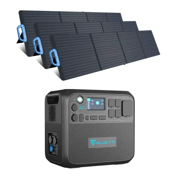 BLUETTI AC200MAX + 3*PV200 Battery Backup for Home