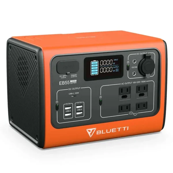 BLUETTI EB55 + 1*PV120 Home Solar Generator - Image 5