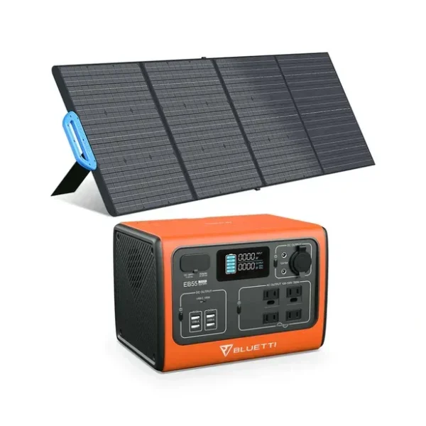 BLUETTI EB55 + 1*PV120 Home Solar Generator - Image 7