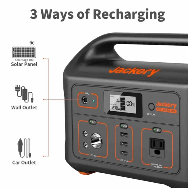Jackery AC200MAX + 3*PV200 Battery Backup for Home - Image 2