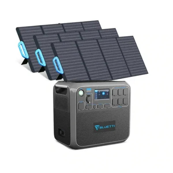BLUETTI AC200P + 3*PV120 2000 Watt Solar Generator