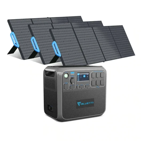 BLUETTI AC200P + 3*PV200 2000 Watt Solar Generator