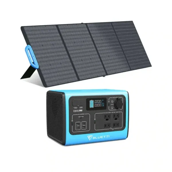 BLUETTI EB55 + 1*PV120 Home Solar Generator - Image 6
